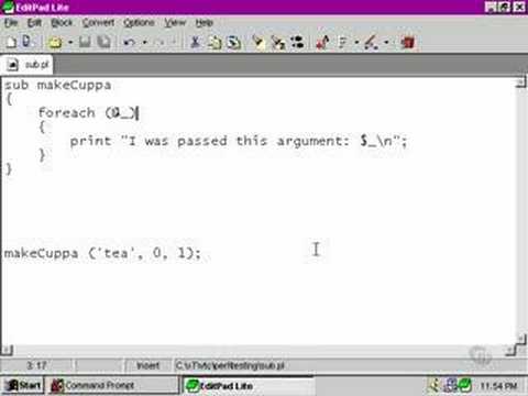 Perl Tutorials -Part 89- Arguments