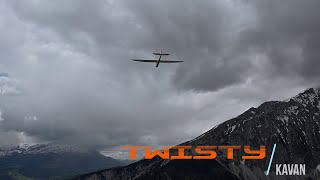 KAVAN Twisty 1512mm ARF - oranžová,