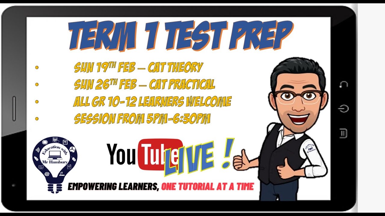 Term 1 Revision (GR10, 11 &12)
