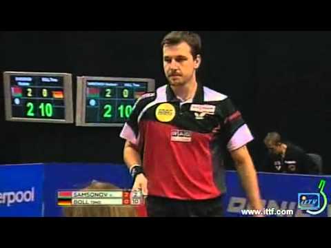 Timo Boll vs. Vladimir Samsonov --- Man Table Tennis World Cup 2012