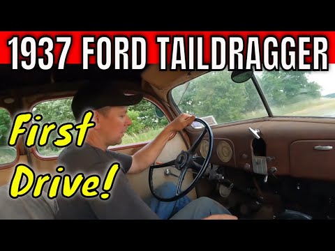 Thumbnail for 1937 Ford Taildragger: 1st Drive! Did I Break Down? by 1937 Ford