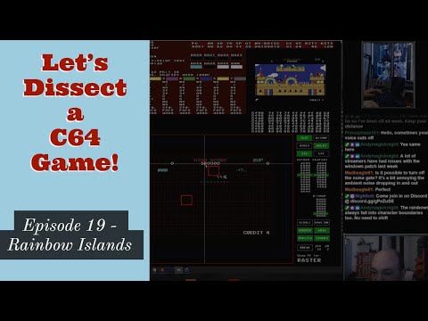 Lets Dissect a Commodore 64 Game! - Episode 19 - Rainbow Islands (kinda...) - 20/12/2019