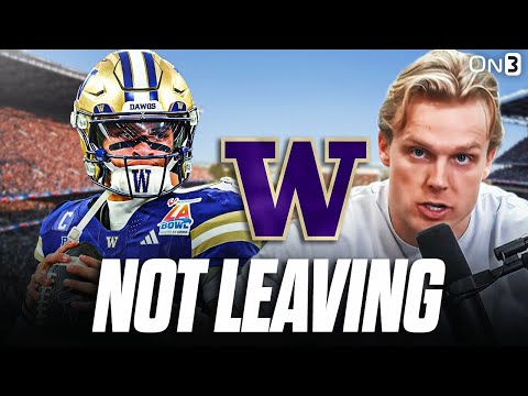 WHY Demond Williams Is NOT Transferring & STAYING At Washington…