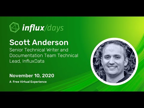 Scott Anderson | InfluxDB Tasks – Beyond Downsampling | InfluxDays