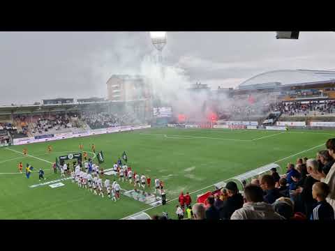 Örebro SK - Östers IF 1-1 spelarna kliver in på Behrn Arena 07.07.2023