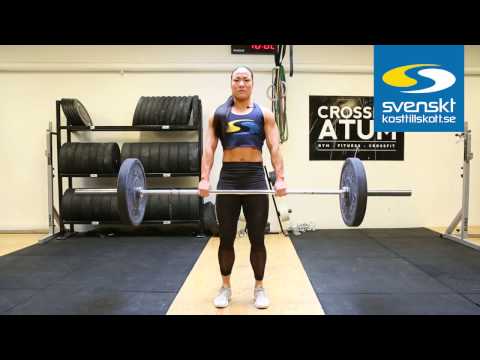 Lär dig marklyft med Jenny Adolfsson | Svenskt Kosttillskott