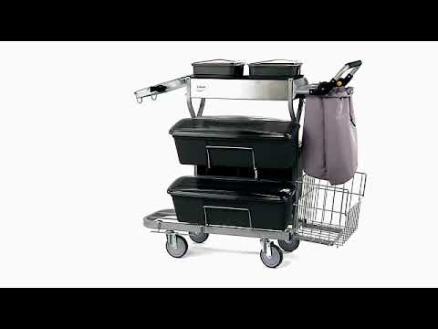 Städvagn Vikan Kompakt Plus Omonterad Grå 60cm - Youtube manufacturer video 2