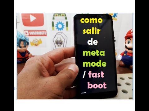 How to exit meta mode fast boot on a Motorola cell phone