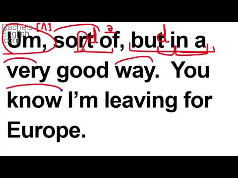 English Conversation Exercise - Is Rachel Stressed?  Ben Franklin Exercise®