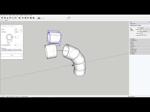 Sketchup Extension: Miter pipes from edges