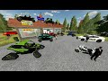 Police Chase Bad Guy Stealing ATVs | Farming Simulator 22