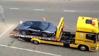 preview picture of video 'Lamborghini Aventador Kuby Wojewódzkiego znowu na lawecie'