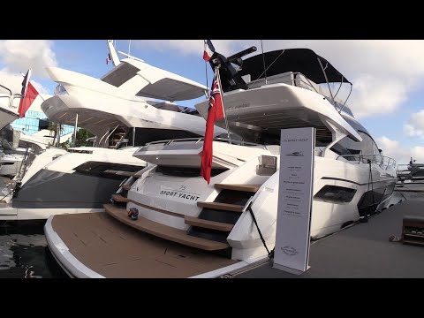 Elegance & Power ! 2024 Sunseeker 75 Sport Yacht