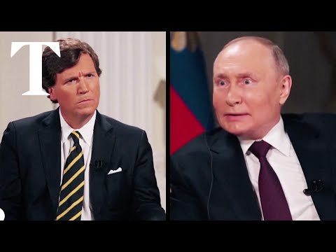 Putin gives first western interview with Tucker Carlson
