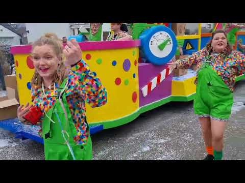 cv de Plak uit Someren-Eind, Paniek in de Confetti Fabriek.  Optocht Maarheeze 2024