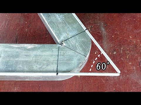 not many people know, how a welder cuts a 60 degree square pipe with accuracy and precision