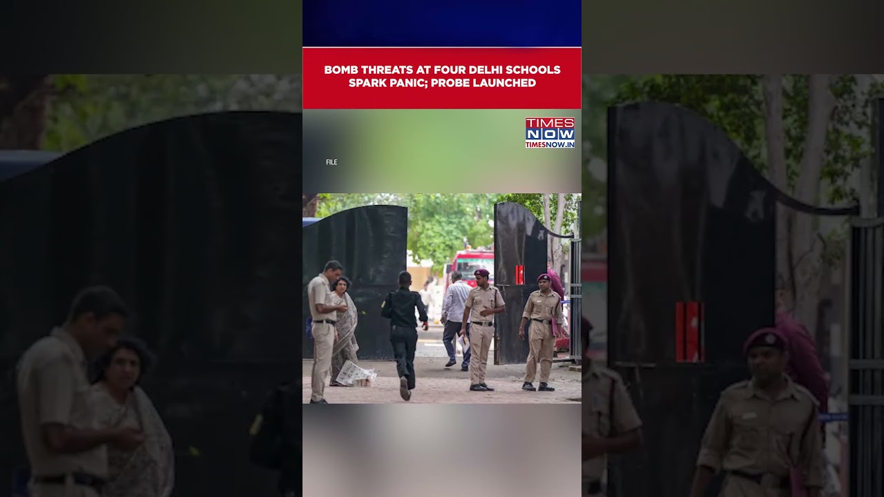 Delhi: Bomb Threats At Four Schools Spark Panic; Police Launch Investigation Into The Matter #shorts