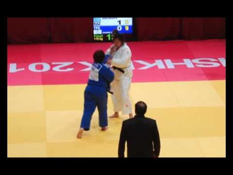 Juniors Asian Judo Championships-2017. +78 кг 1-2 BERLIKASH Kamila (KAZ)-CHANG Ling Fang (TPE)