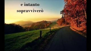 Alessandra Amoroso - Sul ciglio senza far rumore (Testo/Lyrics)
