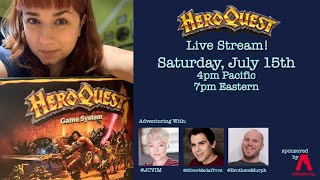 HeroQuest Day Live Stream! Saturday - 4pm PT | #sponsored by Avalon Hill