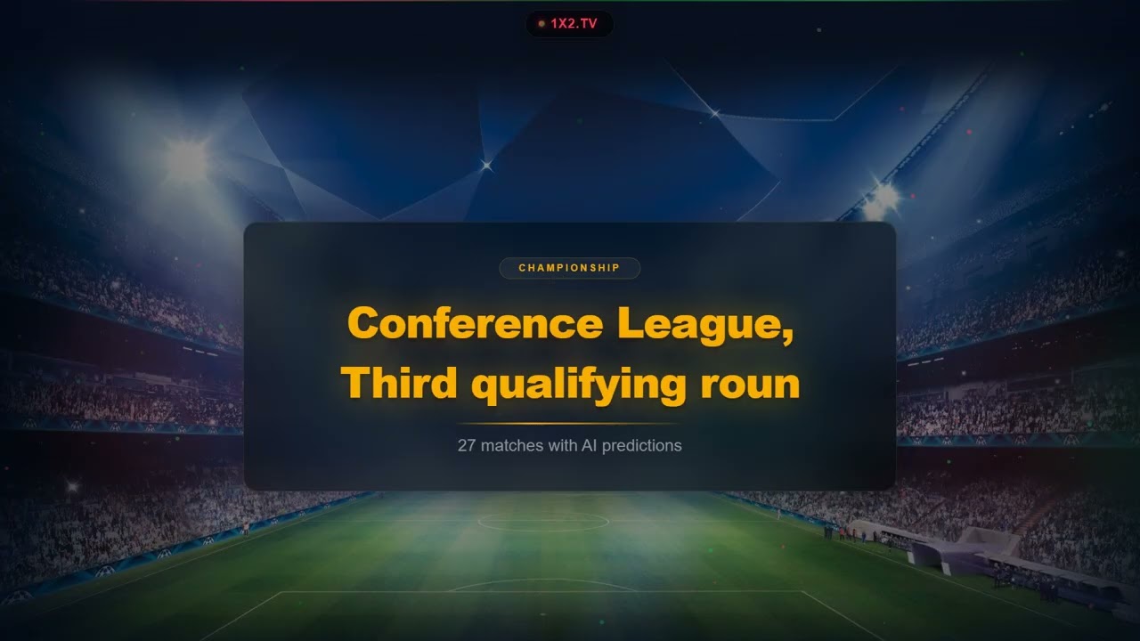 Football Predictions August 06, 2026 | Europa League, Third qualifying round, Champions League, S...