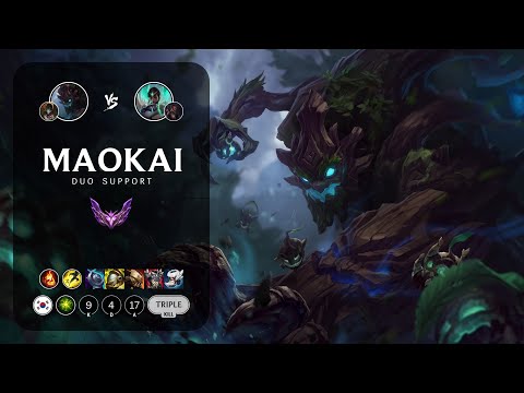 Maokai Support vs Karma - KR Master Patch 13.4