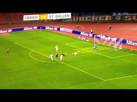 FC Zürich vs FC St.Gallen 1-2 - Goal Karanovic - 18/4/15