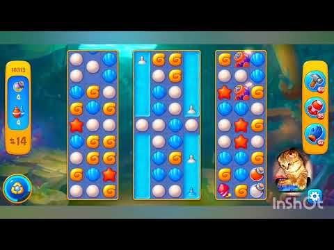 Fishdom,10313 level,no Booster-10313 уровень,без бустеров.