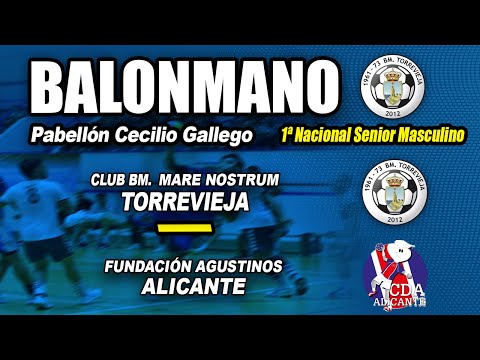 C. BM. MARE NOSTRUM TORREVIEJA - FUNDACIÓN AGUSTINOS ALICANTE