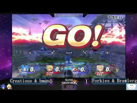 LUST VIII Creatious/Bman1k vs. Brawlerg31/ATG|Forkies SSB4 Doubles Grand Finals