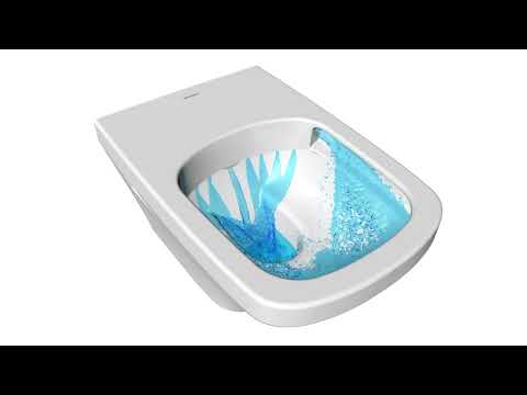 Duravit White Tulip - Stojící WC, zadní odpad, Rimless, s WonderGliss, bílá 20010900001