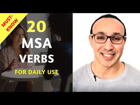 20 Must-know Daily Standard Arabic Verbs For Beginners