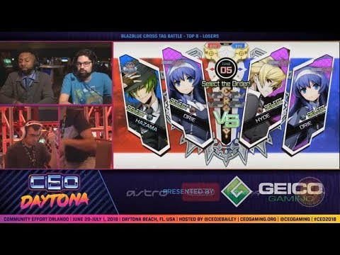 CEO 2018 BB: CTB - Manny Vs. TheArm - BlazBlue: Cross Tag Battle Losers Eighths