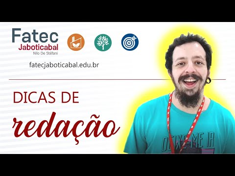 VESTIBULAR FATEC | Dicas de Redação