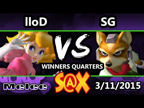 S@X - VGz | lloD (Peach) Vs. SG (Fox) SSBM Winners Quarters -Super Smash Bros. Melee