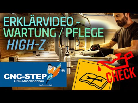Maintenance and care: High-Z CNC-router