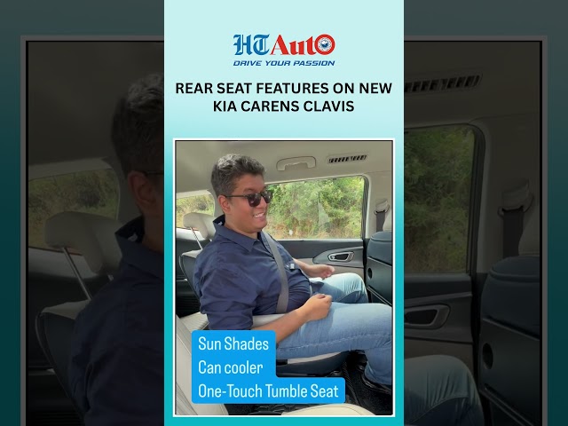 All the features in the second row of the new Kia Carens Clavis #Kia #CarensClavis