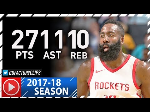James Harden Triple-Double Full Highlights vs Hornets (2017.10.27) - 27 Pts, 11 Ast, 10 Reb