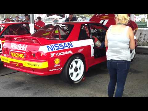 Lakeside Park - Group A Nissan Gibson Motorsport Winfield R32 GTR Warming Up