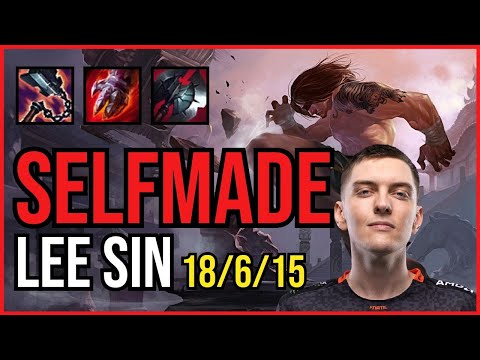 SELFMADE - LEE SIN vs NIDALEE Jungle - EUW Challenger - Patch 11.6 QUADRAKILL
