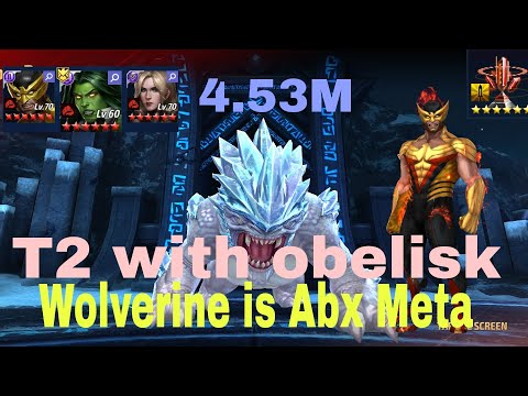 Wolverine Enter The Phoenix is Abx Meta | T2 | Obelisk 180% | 4.53M - Marvel Future Fight