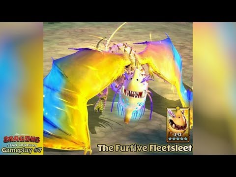 The Furtive Fleetsleet - 5-Star Yellow Premium Snow Wraith | Dragons: Titan Uprising Gameplay #7