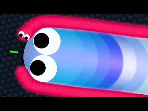 Slither.io Best Tiny Snake Trolling Giant Snakes - Epic Slitherio Gameplay