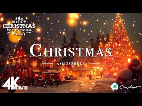 Christmas atmosphere 4k - Scenic Christmas Relaxation Film with Top Christmas Songs of All Time