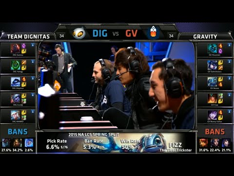 NA LCS DIG vs GV Game 2 Highlights (NA LCS Spring 2015)