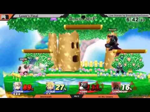 Deci + Izrath (Blue) vs Dr. Robotnik + Zerxion (Red) - Black Wolf April LF