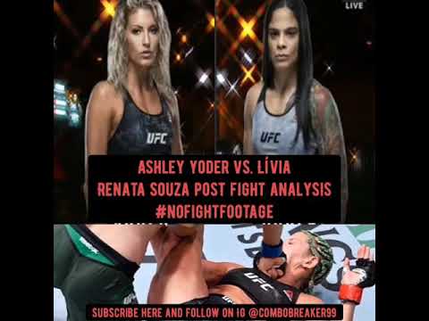 UFC 252 Ashley Yoder vs. Lívia Renata Souza post fight analysis