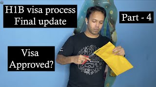 H1B visa process final update | Passport received | Vlog part - 4