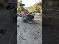 Man films himself driving over 150 mph before violent crash into tree