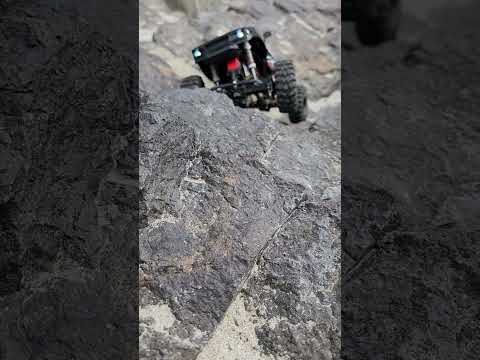 Can little ol' BlackJack beat the Slick Rock? #shorts #rc #rclife #scalerc #traxxas #trx4m #injora
